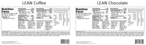 Prograde Lean Nutrition Facts (Click to Enlarge)